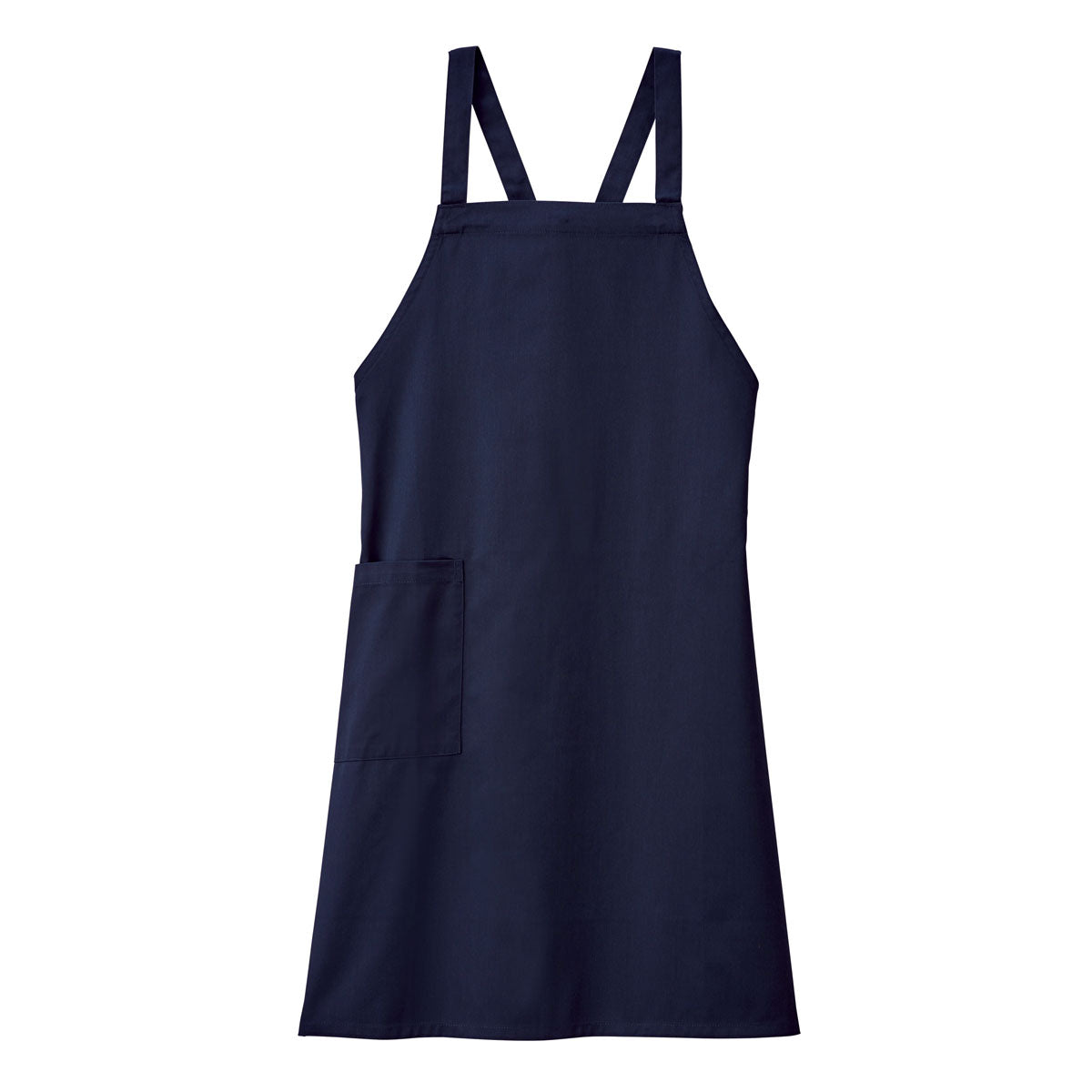 胸当てエプロン | カフェ・飲食店制服 | 1枚 | FK7182 | ネイビー