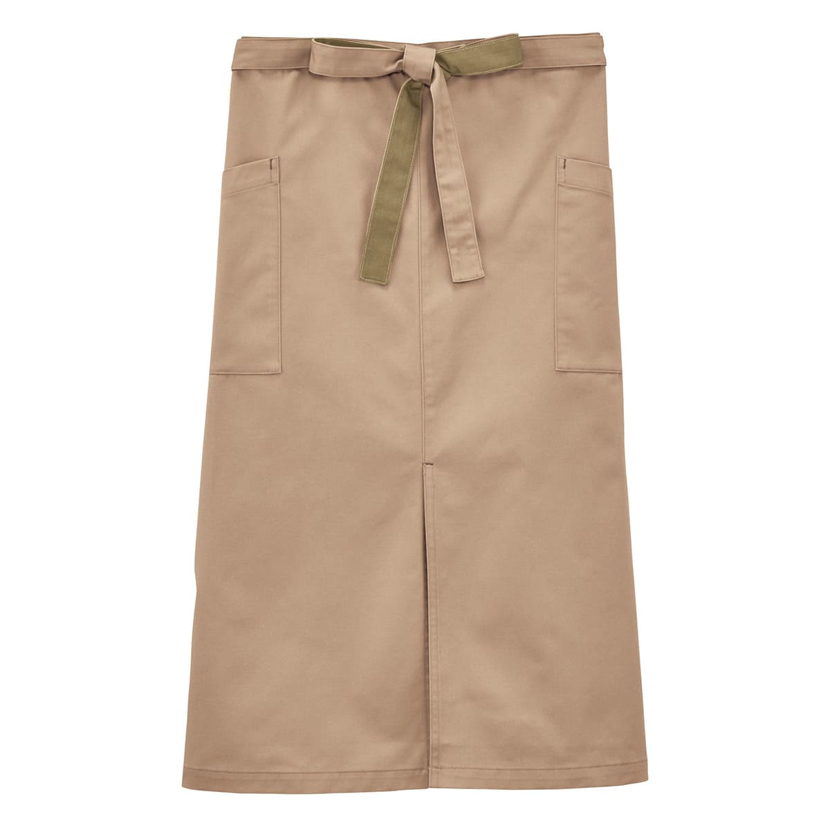 ソムリエエプロン | ノベルティ(小物) | 1枚 | FK7195 | ベージュ×カーキ