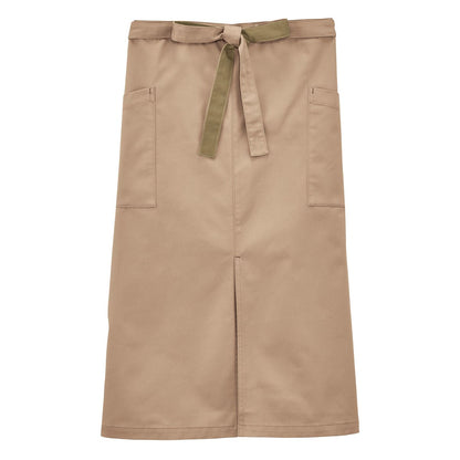 ソムリエエプロン | ノベルティ(小物) | 1枚 | FK7195 | ベージュ×カーキ