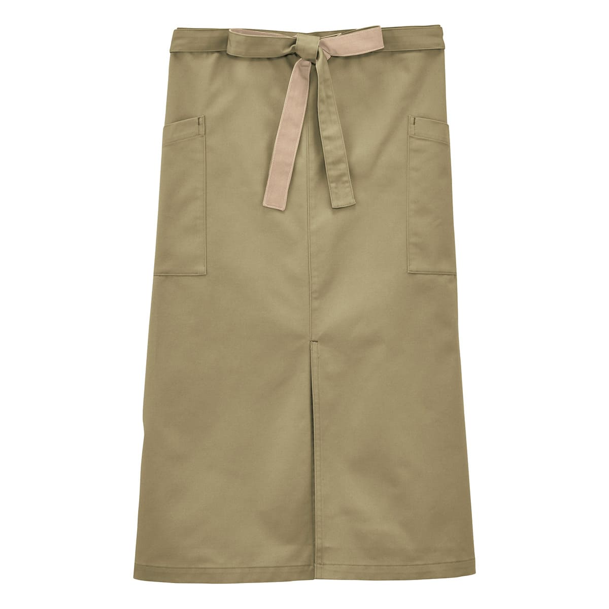 ソムリエエプロン | ノベルティ(小物) | 1枚 | FK7195 | カーキ×ベージュ