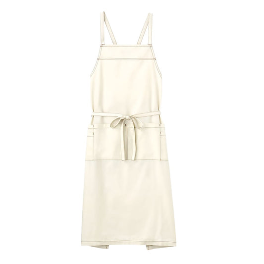 胸当てエプロン | ノベルティ(小物) | 1枚 | FK7196 | ベージュ