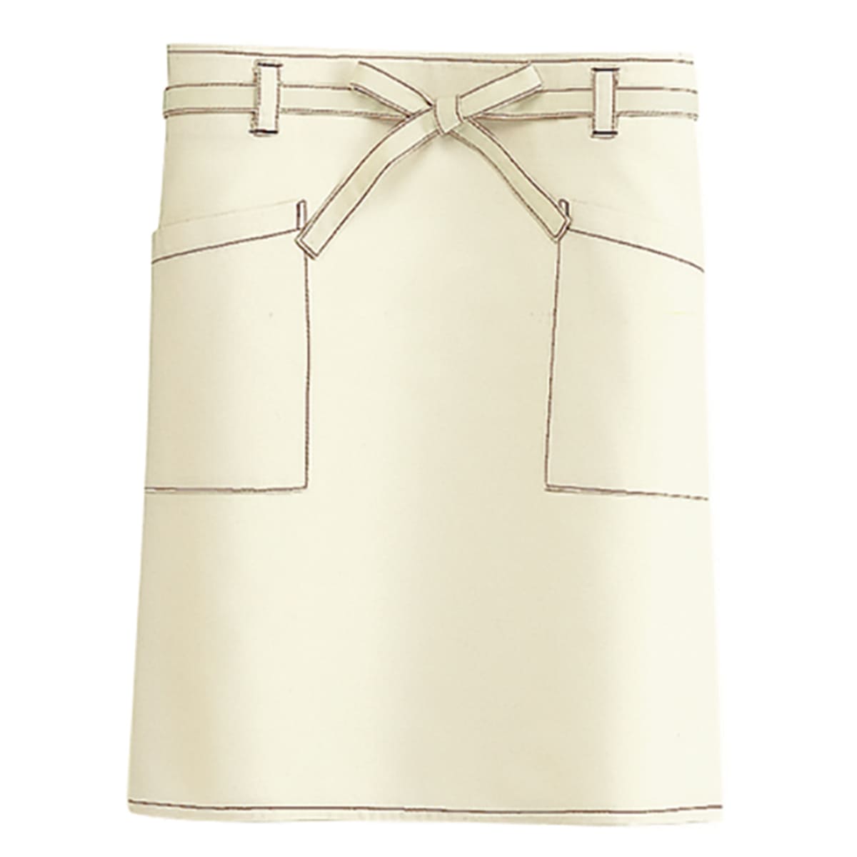 ミドルエプロン | ノベルティ(小物) | 1枚 | FK7197 | ベージュ