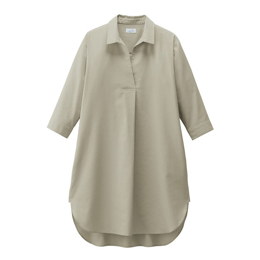 シャツワンピース | レディース | 1枚 | FM8002L | スモーキーグリーン