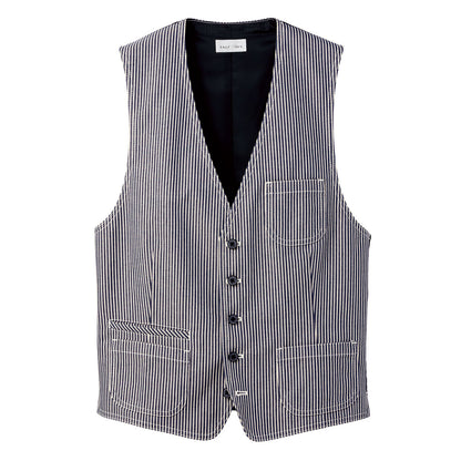 ヒッコリーベスト | メンズ | 1枚 | FV1701U | ホワイト×ブラック