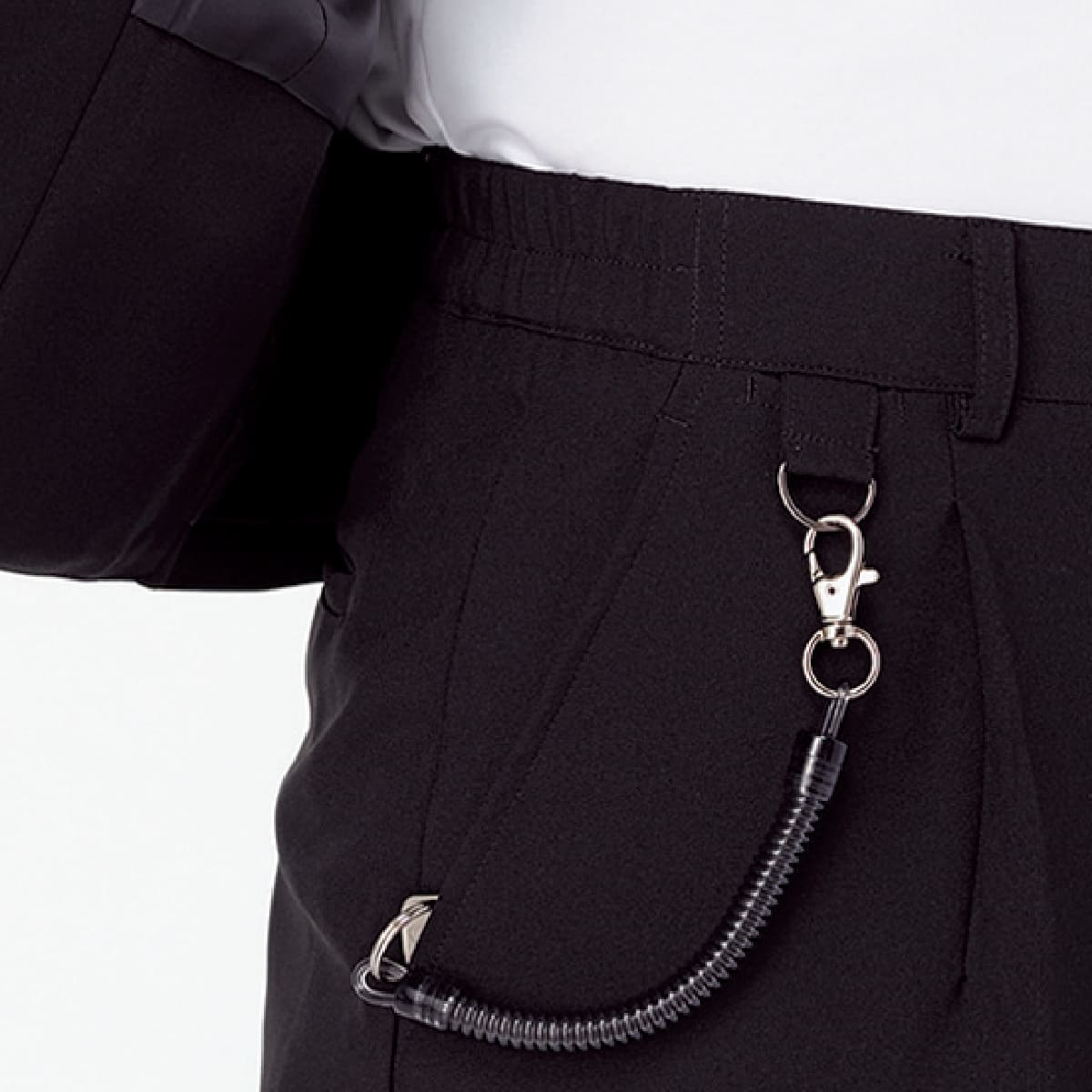 裾上げらくらくパンツ | メンズ | 1枚 | FP6700U | ブラック