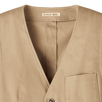 ユニセックスベスト | メンズ | 1枚 | FV1703U | ベージュ