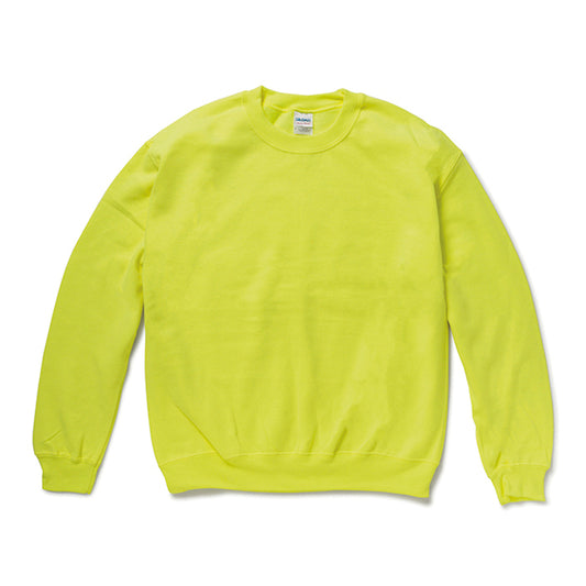 8.0オンス ヘビーブレンド クルーネック スウェットシャツ | ビッグサイズ | 1枚 | 18000 | セーフティグリーン