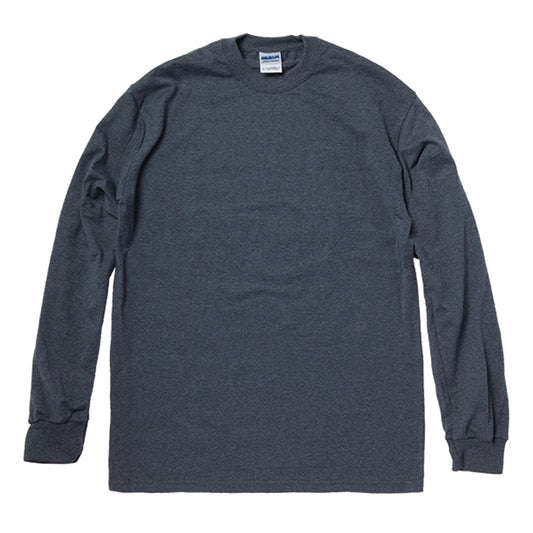 6.0オンス ウルトラコットン 長袖Tシャツ（アメリカンフィット） | ビッグサイズ | 1枚 | 2400 | ダークヘザー