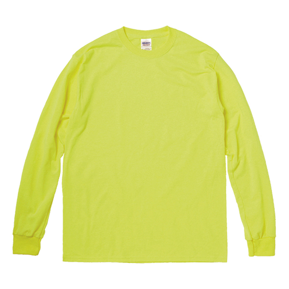 6.0オンス ウルトラコットン 長袖Tシャツ（アメリカンフィット） | ビッグサイズ | 1枚 | 2400 | セーフティグリーン