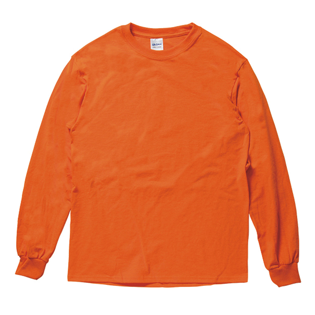 6.0オンス ウルトラコットン 長袖Tシャツ（アメリカンフィット） | ビッグサイズ | 1枚 | 2400 | セーフティオレンジ