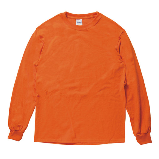 6.0オンス ウルトラコットン 長袖Tシャツ（アメリカンフィット） | ビッグサイズ | 1枚 | 2400 | セーフティオレンジ