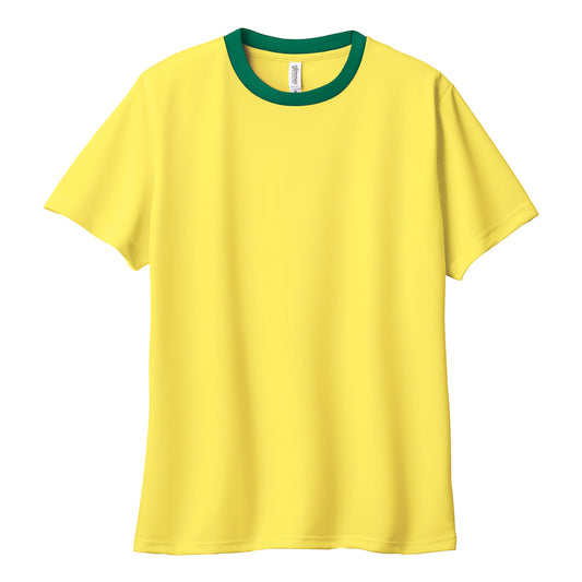 4.4オンス ドライTシャツ | メンズ | 1枚 | 00300-ACT | イエロー×グリーン