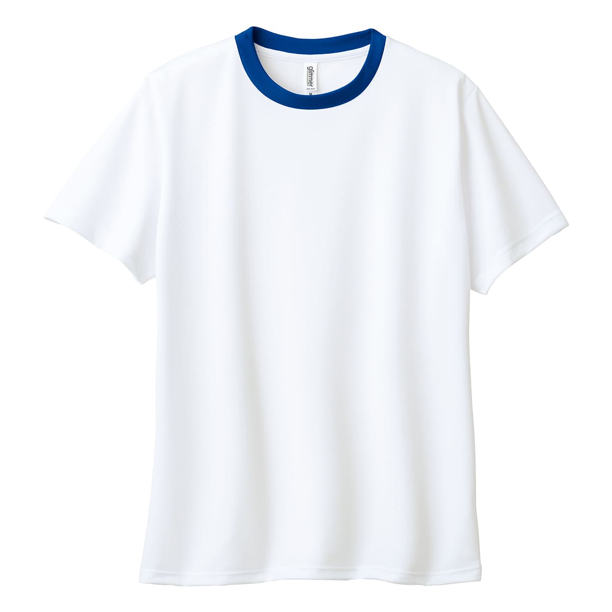 4.4オンス ドライTシャツ | ビッグサイズ | 1枚 | 00300-ACT | ホワイト×ロイヤルブルー