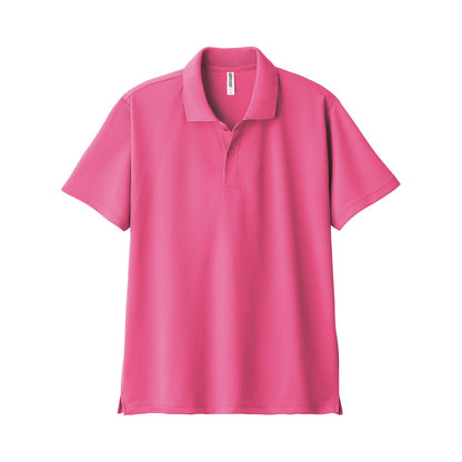 ドライポロシャツ | キッズ | 1枚 | 00302-ADP | 蛍光ピンク