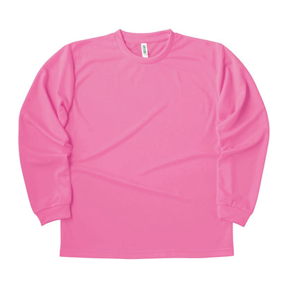 ドライロングスリーブTシャツ | ビッグサイズ | 1枚 | 00304-ALT | ピンク