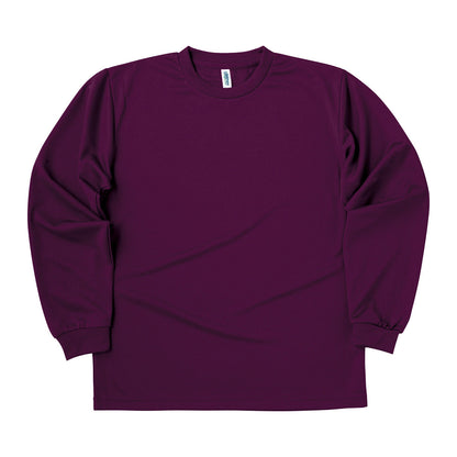 ドライロングスリーブTシャツ | ビッグサイズ | 1枚 | 00304-ALT | パープル