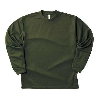 ドライロングスリーブTシャツ | メンズ | 1枚 | 00304-ALT | アーミーグリーン