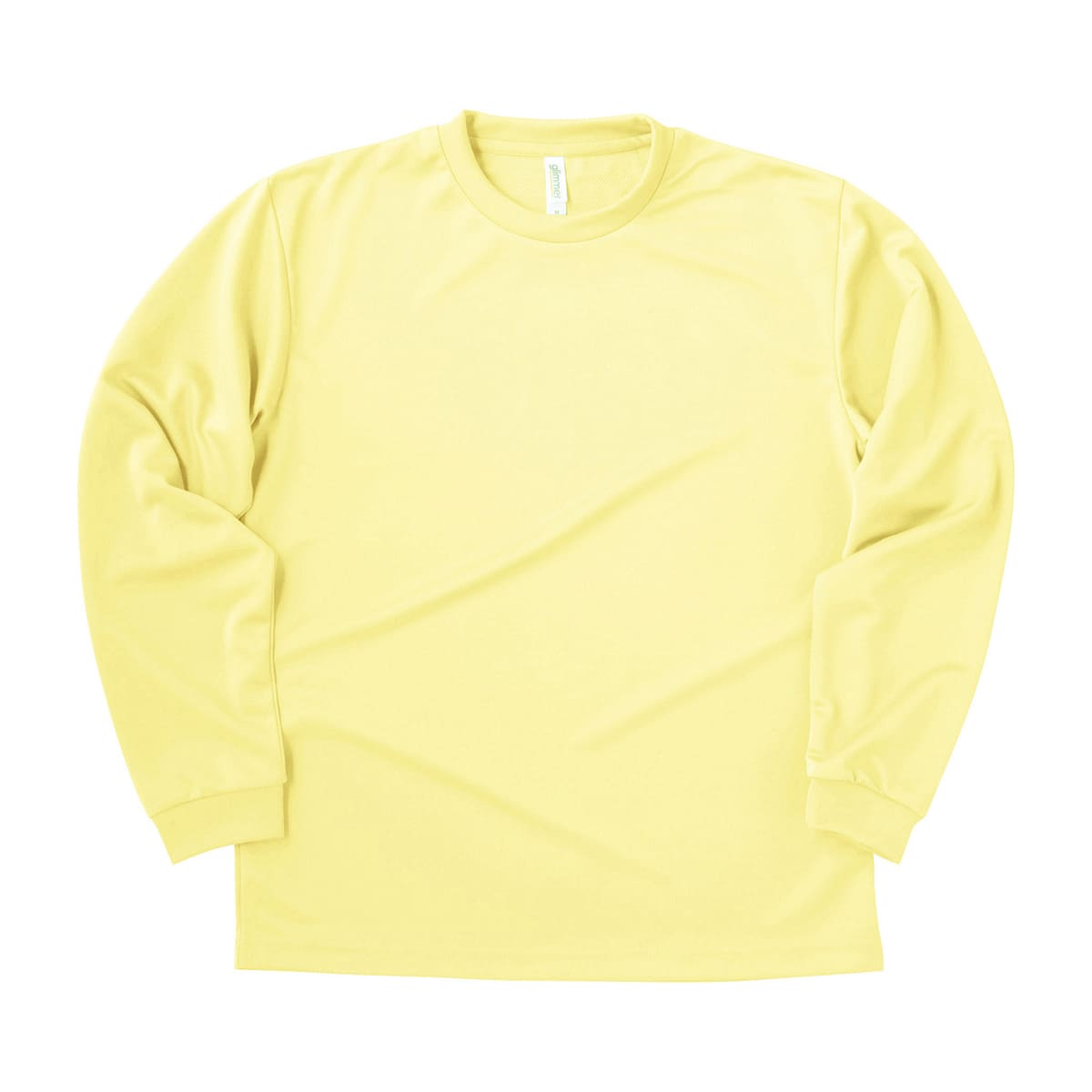 ドライロングスリーブTシャツ | キッズ | 1枚 | 00304-ALT | ライトイエロー