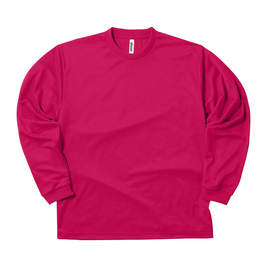 ドライロングスリーブTシャツ | ビッグサイズ | 1枚 | 00304-ALT | ホットピンク