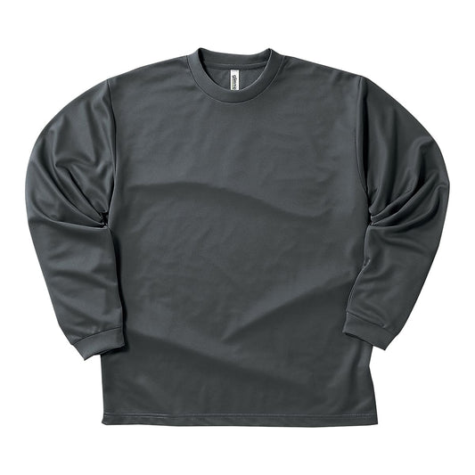 ドライロングスリーブTシャツ | ビッグサイズ | 1枚 | 00304-ALT | ダークグレー