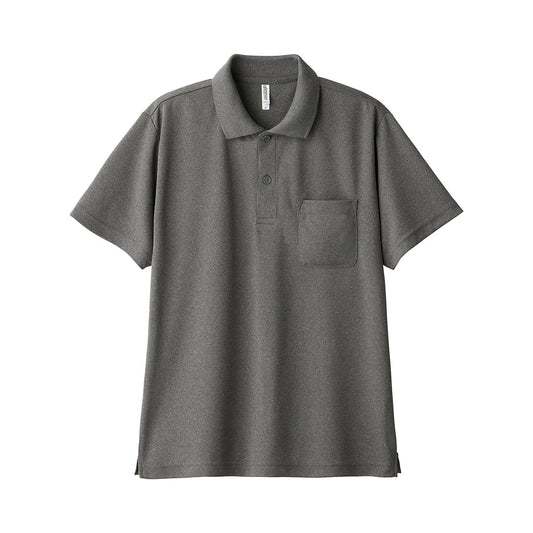 ドライポロシャツ（ポケット付） | メンズ | 1枚 | 00330-AVP | ミックスグレー