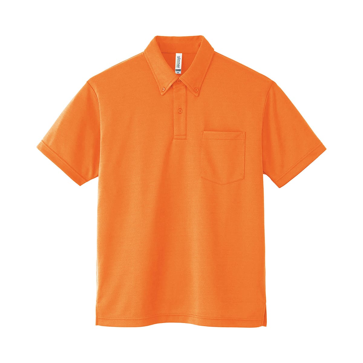 ドライボタンダウンポロシャツ | ビッグサイズ | 1枚 | 00331-ABP | オレンジ