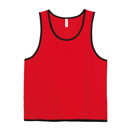 ドライメッシュビブス | ユニフォーム | 1枚 | 00336-DBS | レッド