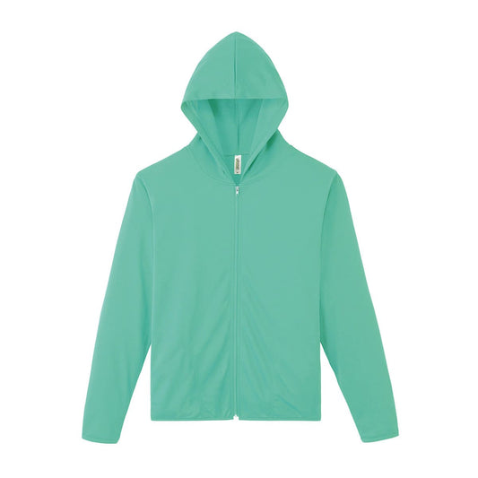 ドライジップパーカー | ビッグサイズ | 1枚 | 00338-AMZ | ミントグリーン