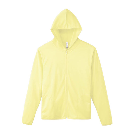 ドライジップパーカー | ビッグサイズ | 1枚 | 00338-AMZ | ライトイエロー