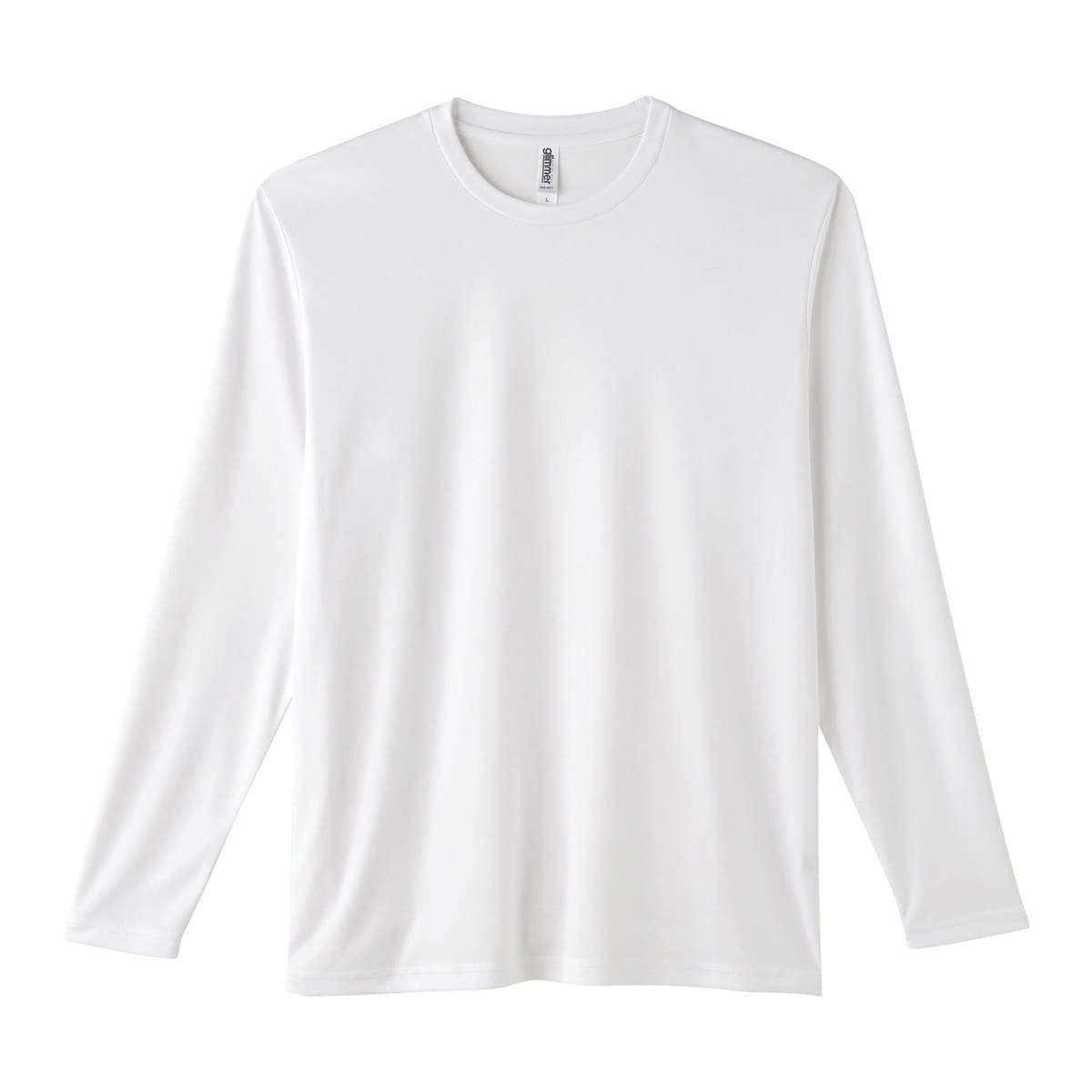 3.5オンス インターロックドライ長袖Tシャツ | ビッグサイズ | 1枚 | 00352-AIL | ホワイト