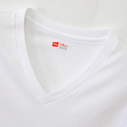 ３P アカラベルVネックTシャツ | メンズ | 03T | HM2145K | ホワイト
