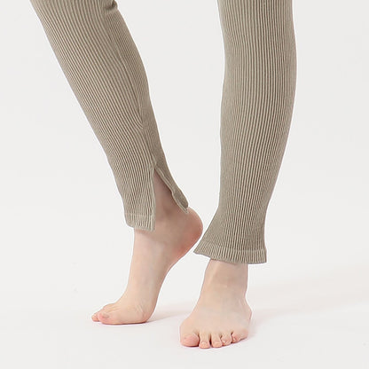 1P Hanes Undies Rib Leggings | レディース | 1枚 | HW9-S501 | アース