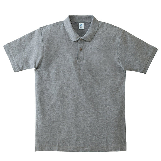 CVC鹿の子ドライポロシャツ | キッズ | 1枚 | MS3113 | 杢グレー