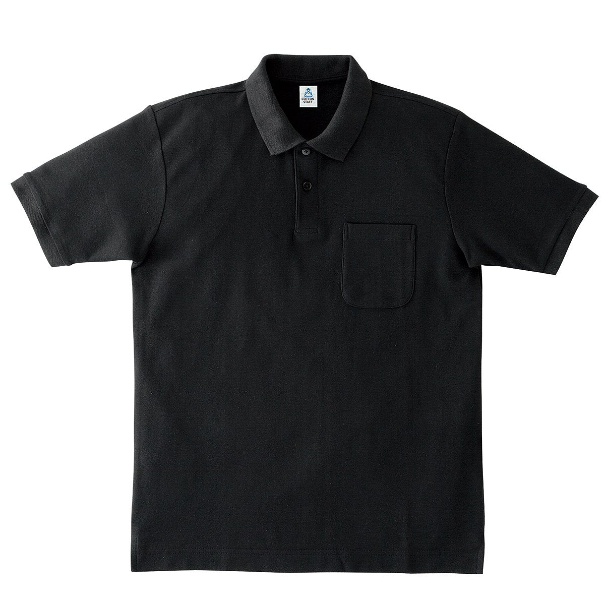 ポケット付CVC鹿の子ドライポロシャツ | レディース | 1枚 | MS3114 | ブラック