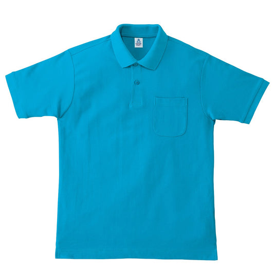 ポケット付CVC鹿の子ドライポロシャツ | レディース | 1枚 | MS3114 | ターコイズ