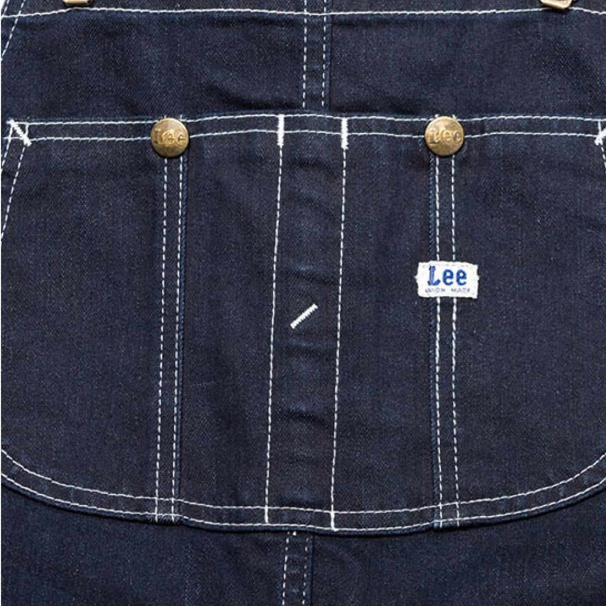 オーバーオールエプロン | カフェ・飲食店制服 | 1枚 | LCK79001 | ホワイト×ブルー