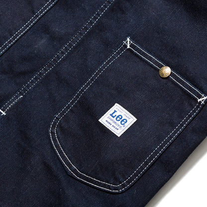 オーバーオールエプロン | カフェ・飲食店制服 | 1枚 | LCK79001 | ホワイト×ブルー