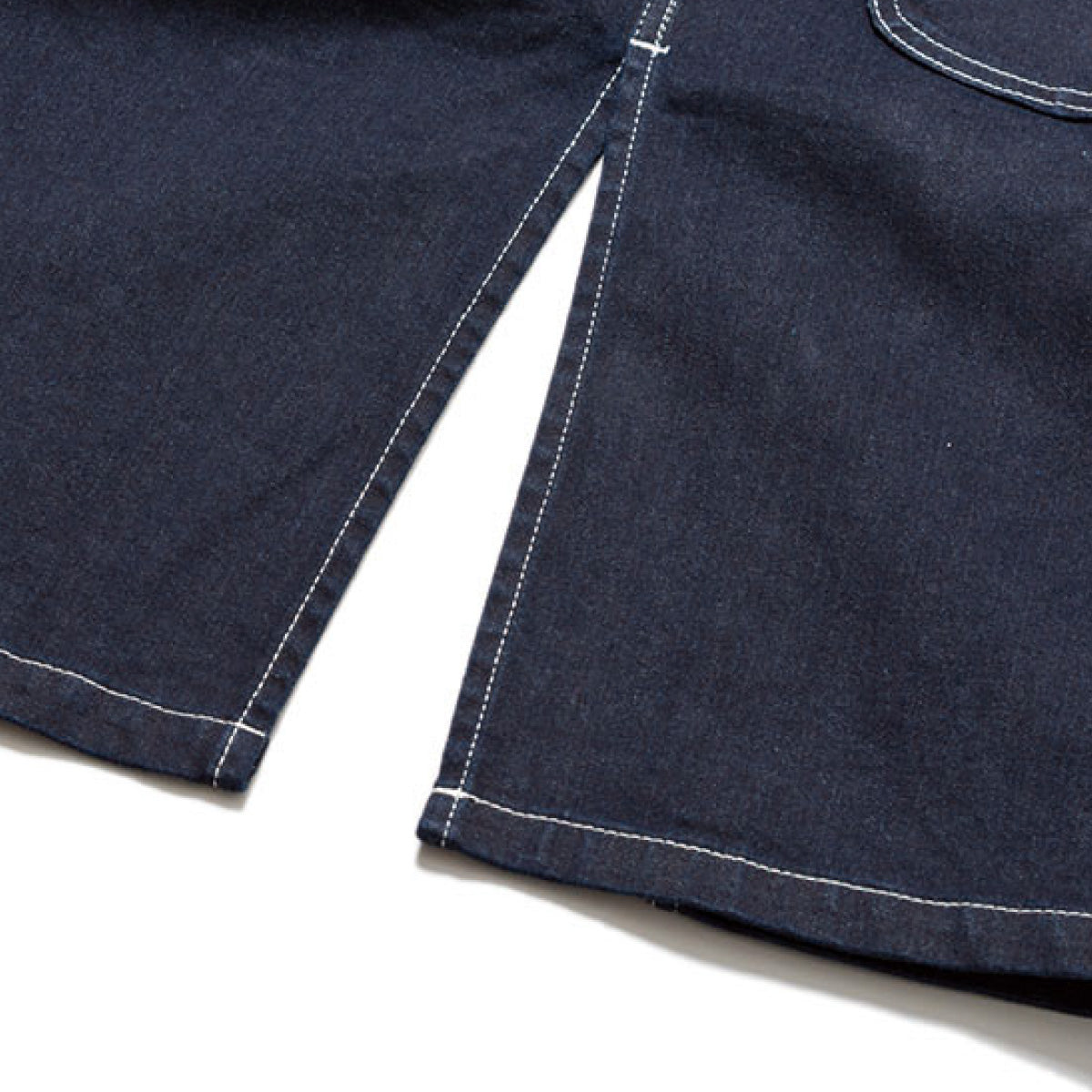 オーバーオールエプロン | カフェ・飲食店制服 | 1枚 | LCK79001 | ホワイト×ブルー