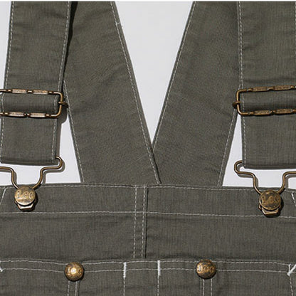 オーバーオールエプロン | カフェ・飲食店制服 | 1枚 | LCK79007 | ネイビー