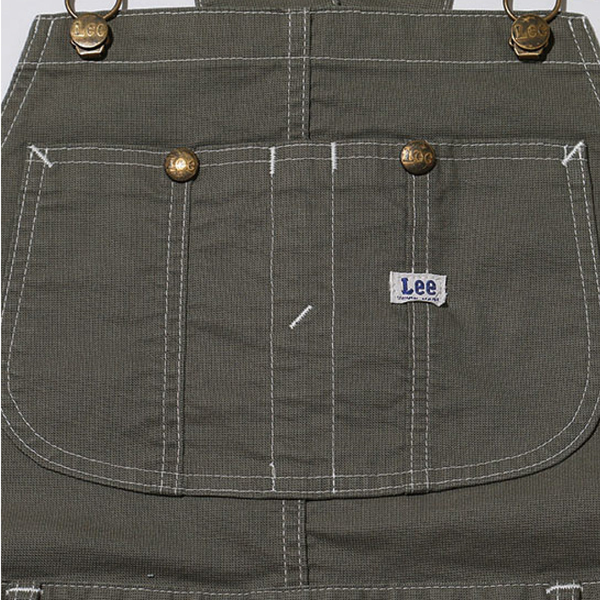 オーバーオールエプロン | カフェ・飲食店制服 | 1枚 | LCK79007 | カーキ