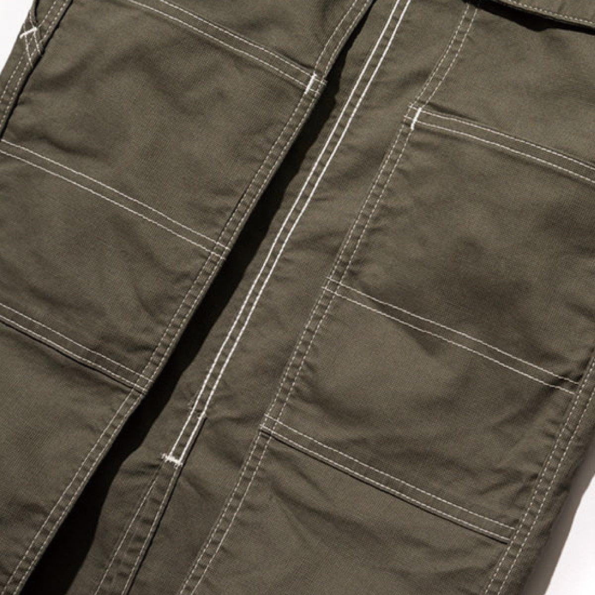 オーバーオールエプロン | カフェ・飲食店制服 | 1枚 | LCK79007 | カーキ