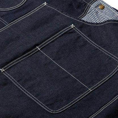 チュニックエプロン | カフェ・飲食店制服 | 1枚 | LCK79013 | ブルー