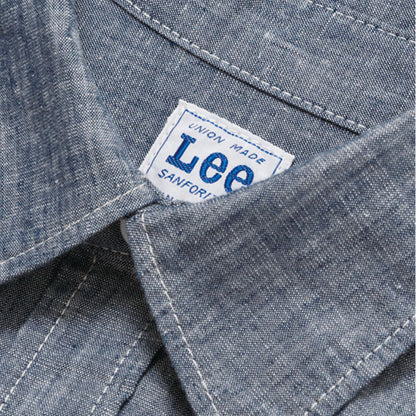 レディースシャンブレー七分袖シャツ | カフェ・飲食店制服 | 1枚 | LCS43004 | ホワイト