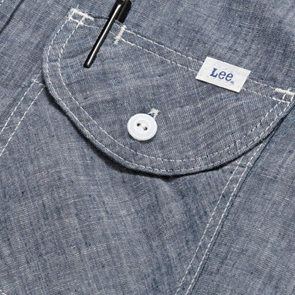 レディースシャンブレー七分袖シャツ | カフェ・飲食店制服 | 1枚 | LCS43004 | ホワイト