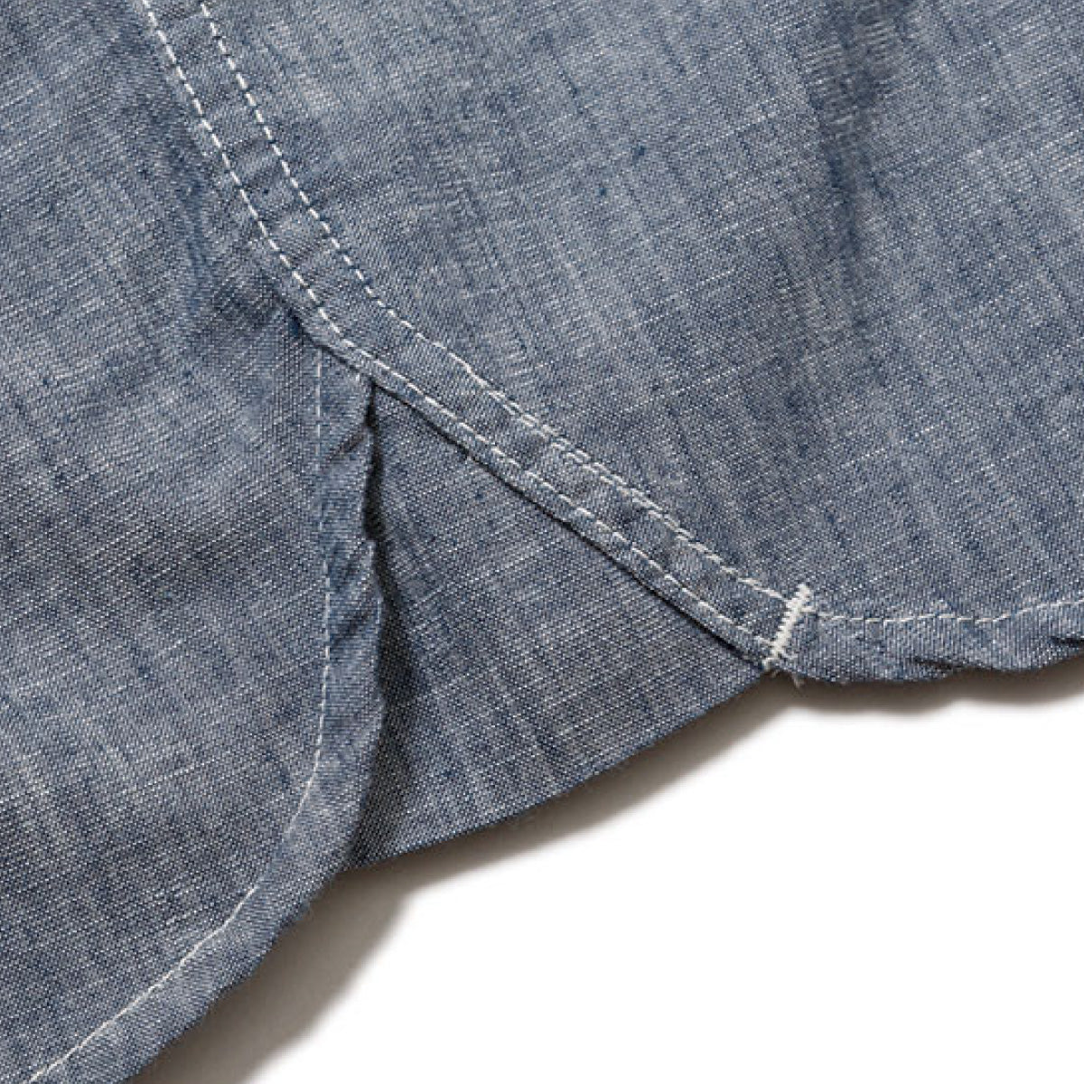 レディースシャンブレー七分袖シャツ | カフェ・飲食店制服 | 1枚 | LCS43004 | ホワイト