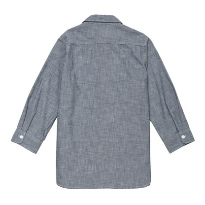 レディースシャンブレー七分袖シャツ | カフェ・飲食店制服 | 1枚 | LCS43004 | ホワイト