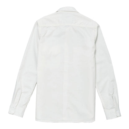 メンズシャンブレー長袖シャツ | カフェ・飲食店制服 | 1枚 | LCS46003 | ホワイト