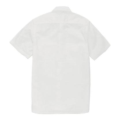 メンズシャンブレー半袖シャツ | カフェ・飲食店制服 | 1枚 | LCS46005 | ホワイト