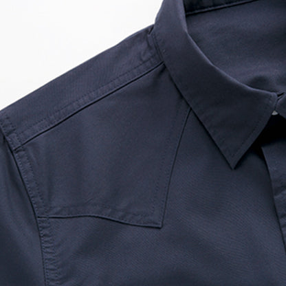 ユニセックス七分袖シャツ | カフェ・飲食店制服 | 1枚 | LCS49002 | ホワイト