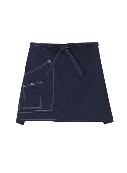 ショートエプロン | ノベルティ(小物) | 1枚 | LCK79005 | インディゴネイビー